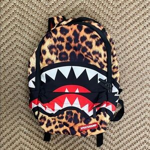 Sprayground - Lil Leopard Shark Mini Backpack, Leopard
